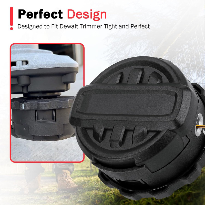 Weed Trimmer Head Cap for Dewalt DCST922P1 DCST922B DCST972X1 gallery