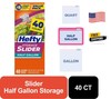 Hefty Slider Half Gallon Storage Bags, 40 Count gallery