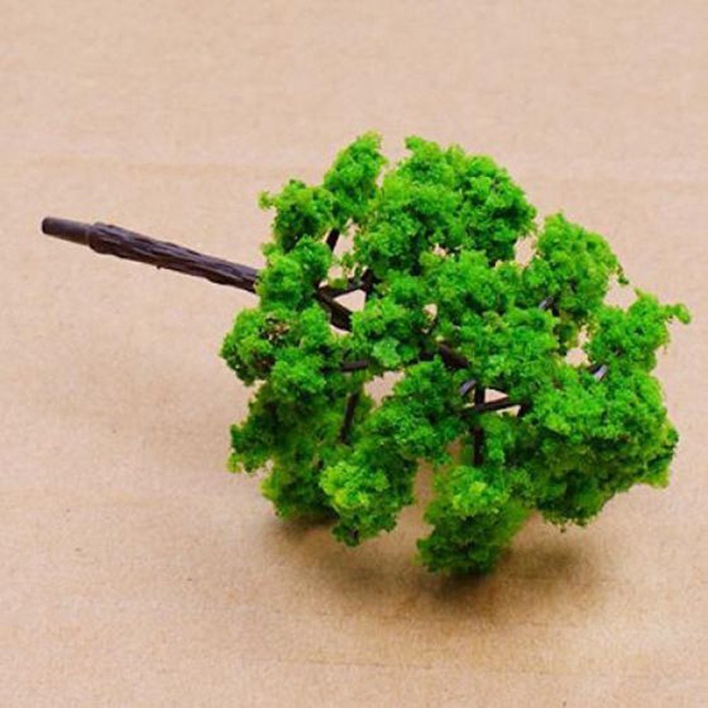 10xpcs/set Model Trees 8cm for Train Railroad Diorama Park Scenery Miniature gallery