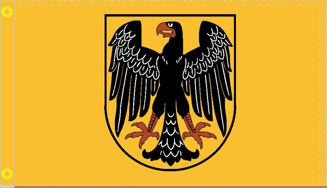 3X5 GERMAN GERMANY HISTORIC EAGLE COAT OF ARMS FLAG BANNER 100D gallery