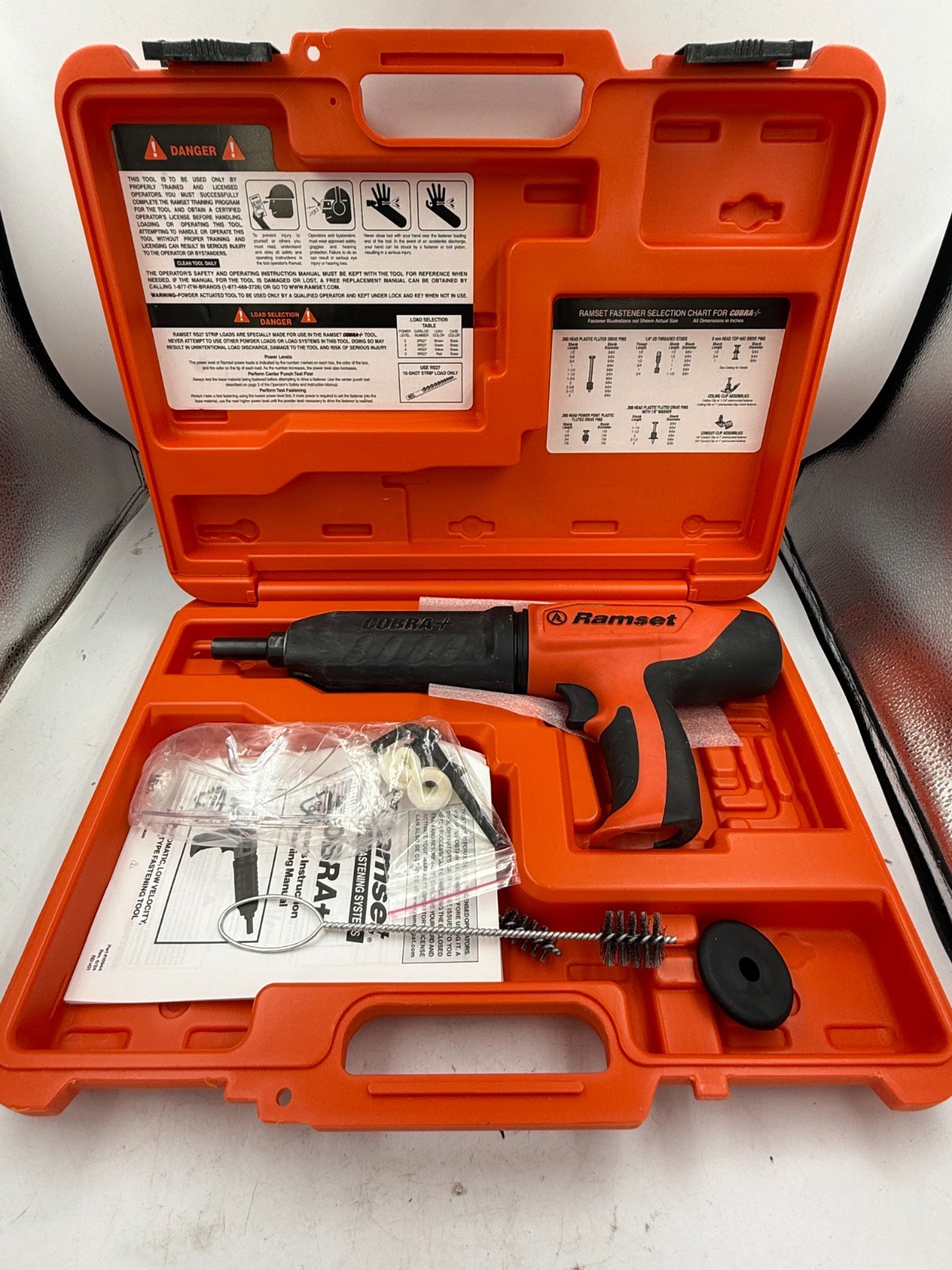 Ramset Cobra+ 0.27 Caliber Semi-Automatic Powder Actuated Tool Model 16944 gallery
