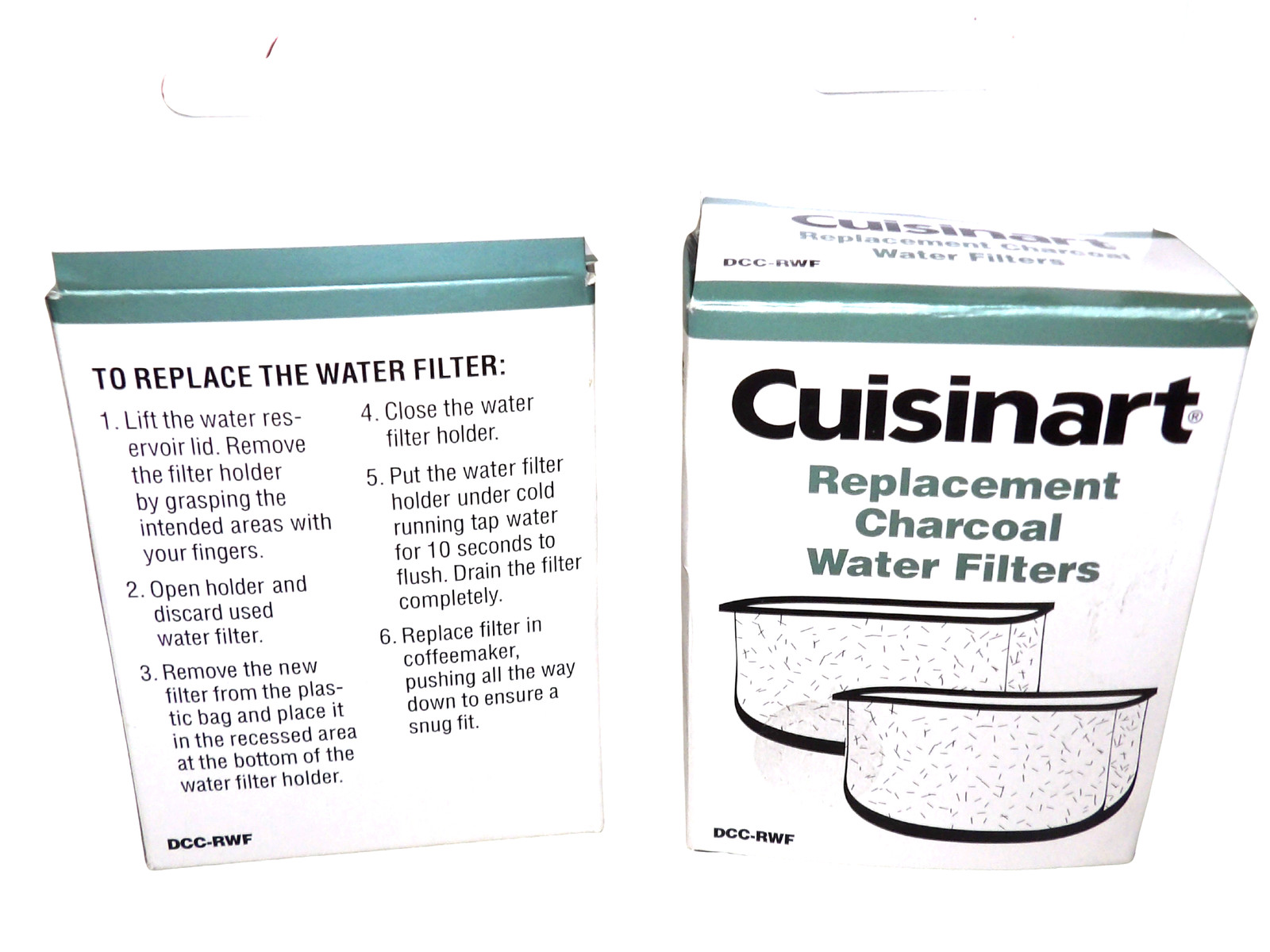 Cuisinart Dcc-Rwf Replacement Charcoal Water Filters 2 Pack 60 Day Use gallery