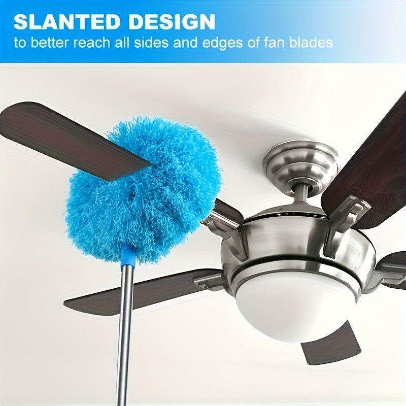 Extendable Ceiling Fan Duster Microfiber Dust Cleaner Brush Telescopic Pole gallery