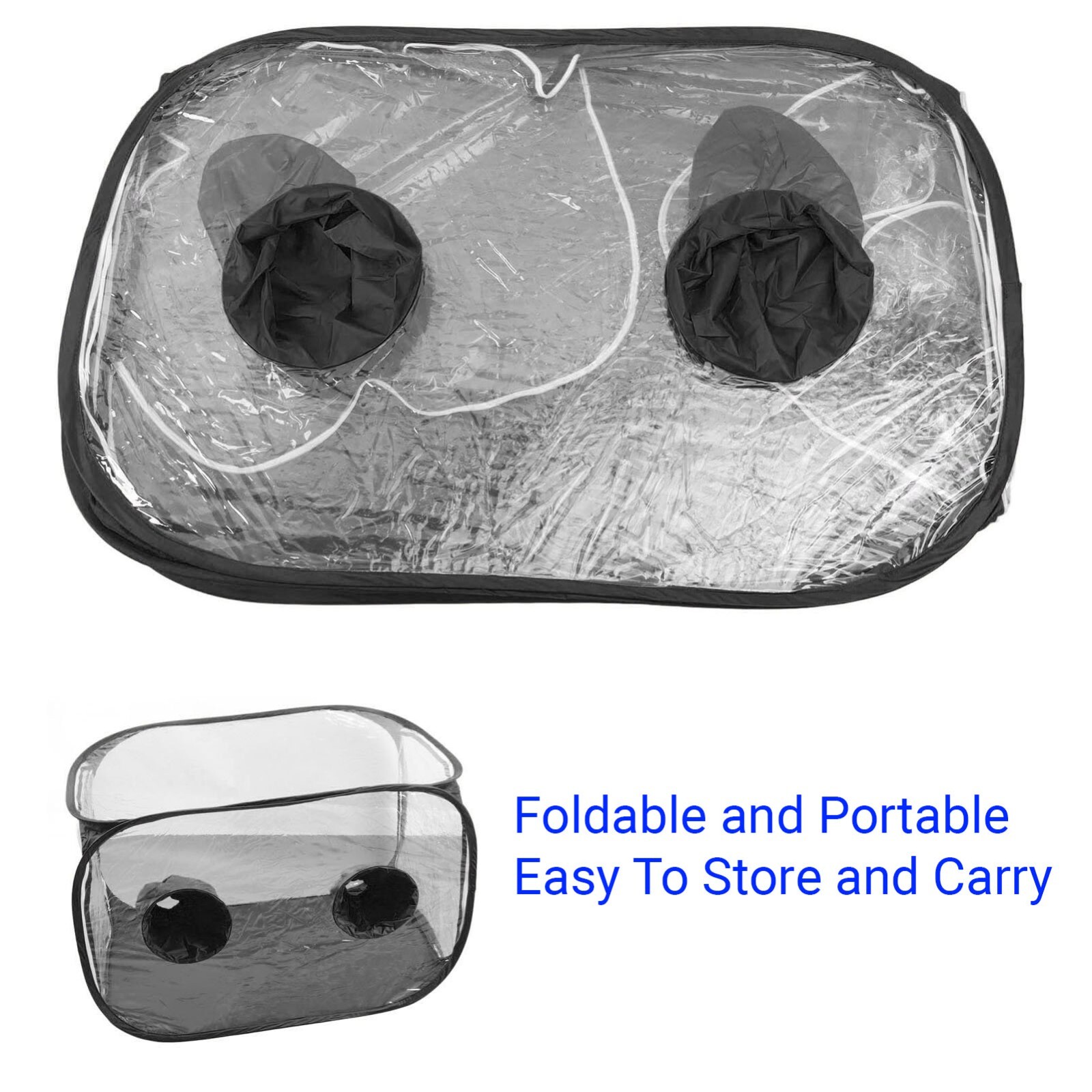 Easy-Setup Pop-up Still Air Box: Compact, Durable PVC Mycology 35.5x23.5x23.5 gallery