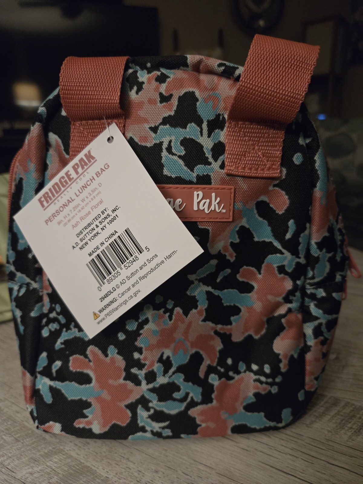 Fridge Pak Personal Lunch Bag - Ash Rose Floral gallery