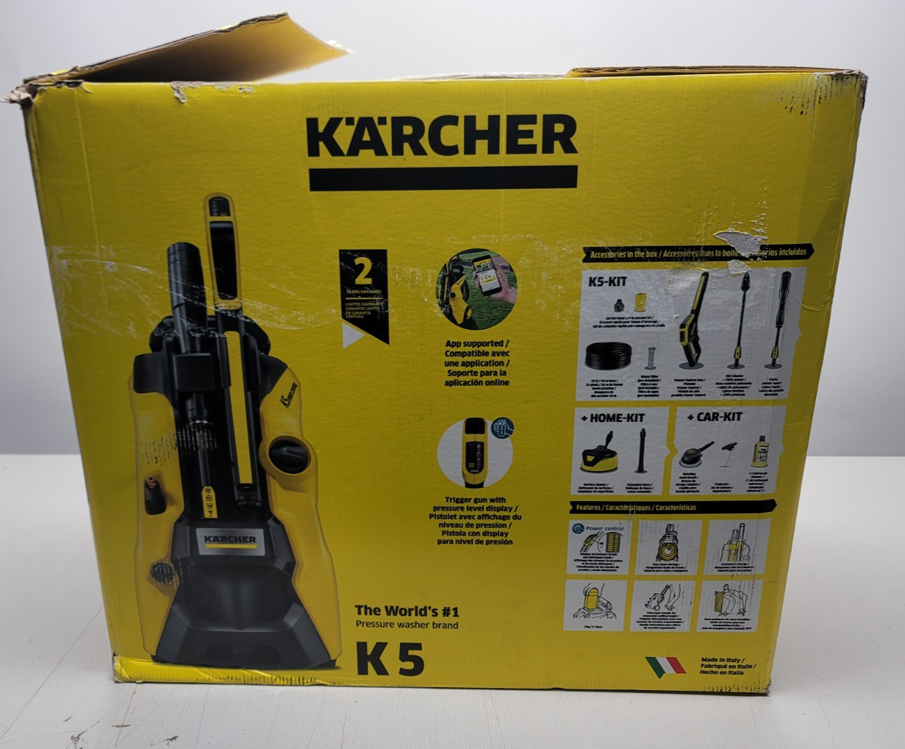 K'A'rcher Power Control K5 2500 MAX PSI Pressure Washer gallery