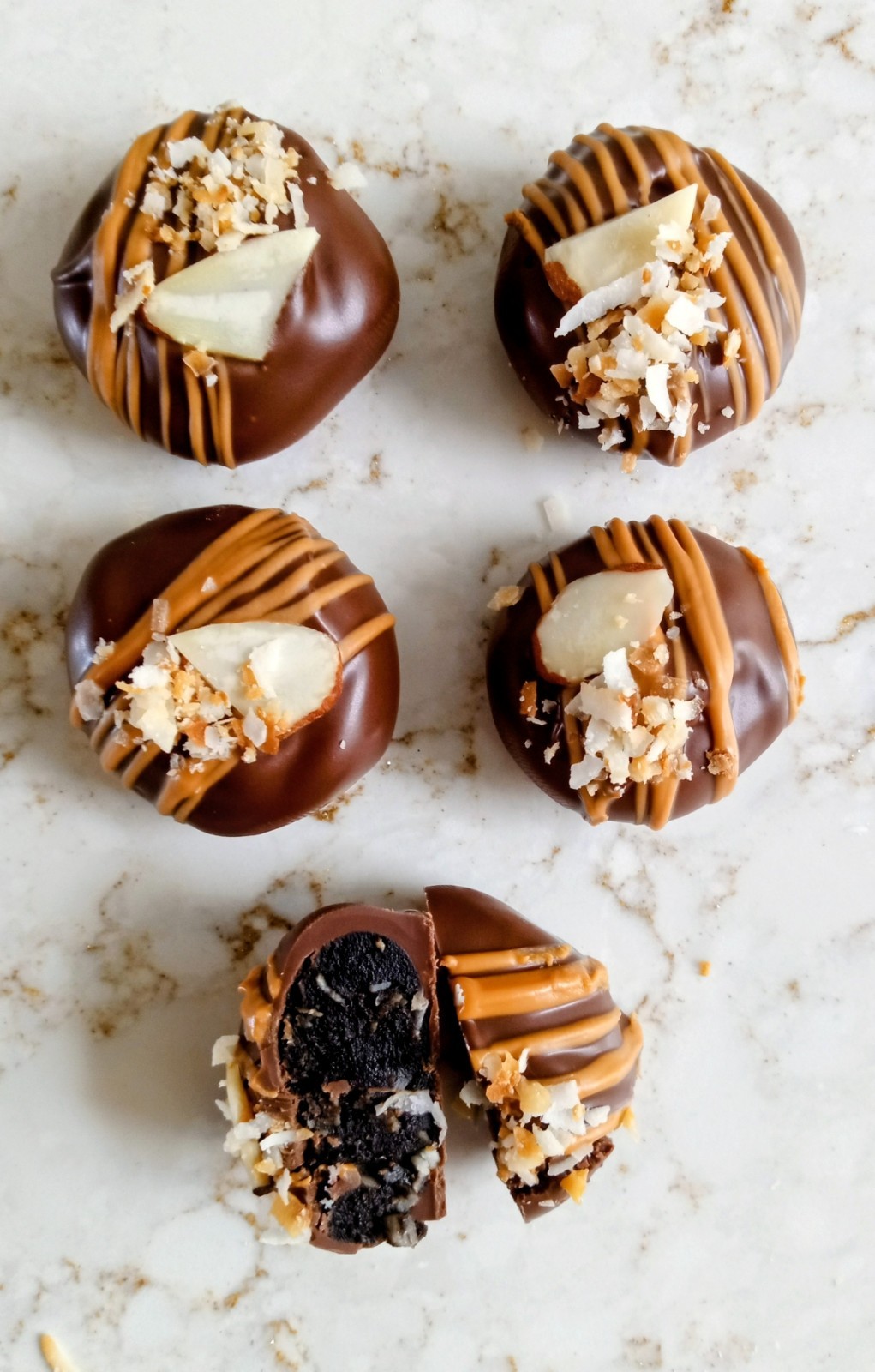 German Chocolate Cake Truffles!! Dozen Gift box! German Chocolate Cake! gallery