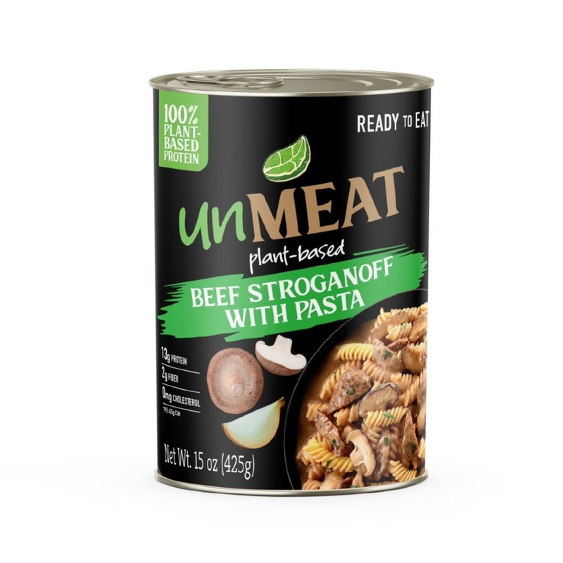 (2 pack) Plant-Based Beef Stroganoff with Pasta, 15oz Can gallery