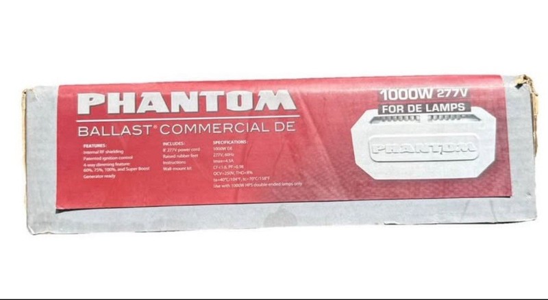 Phantom Pad PHB2010 1000W Dimmable Digital Ballast - Brand New! gallery