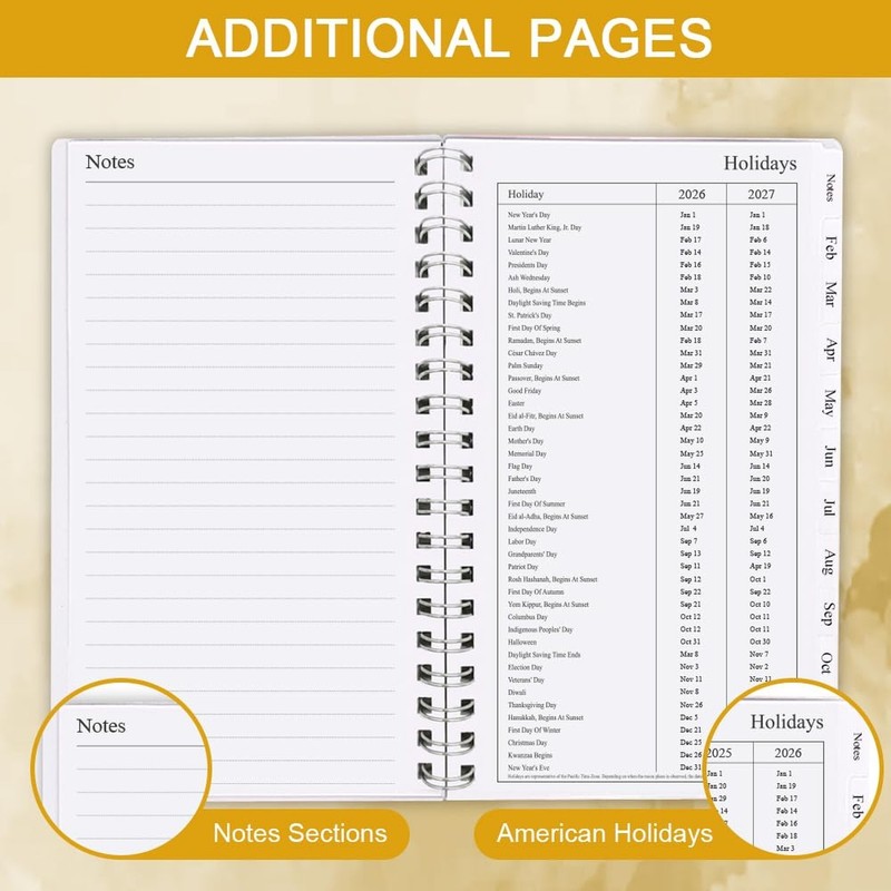 2026 Pocket Planner/Calendar - A6 Weekly & Monthly Planner from January 2026 ... gallery