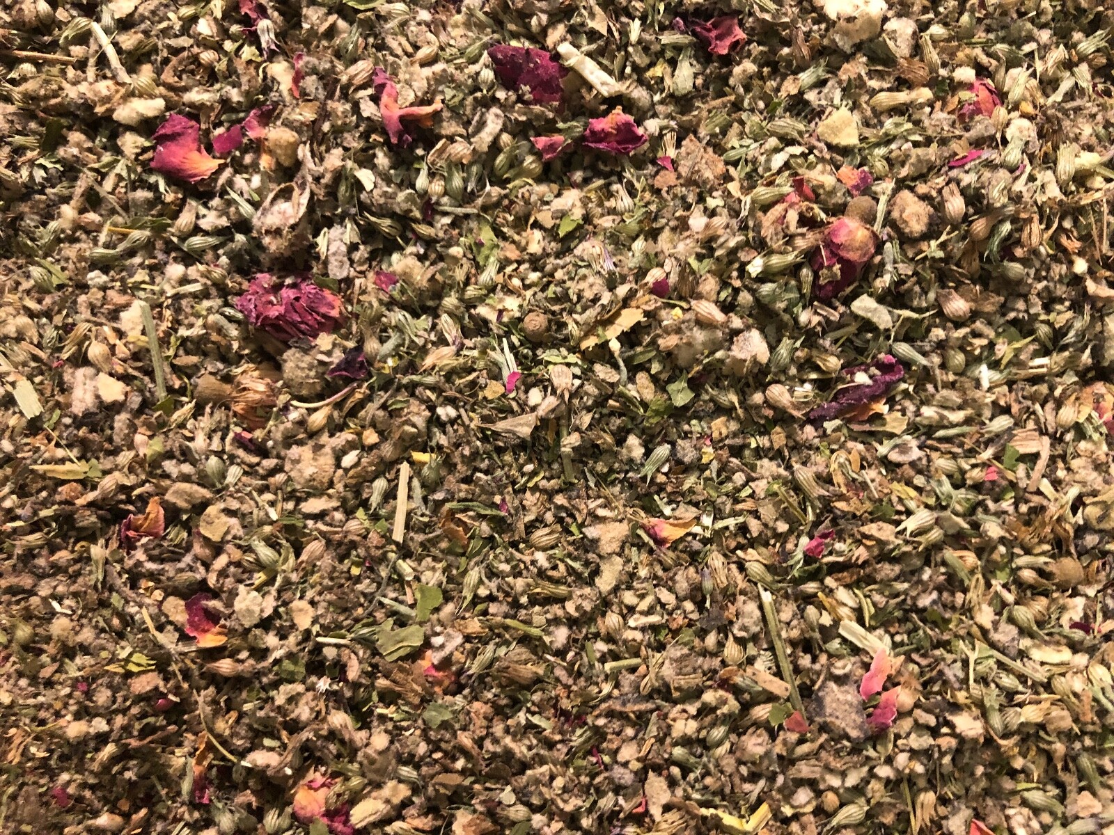 No.42 Mix - Organic Mullein Catnip Leaf Flower Rose Skullcap Lobelia - 2 Ounce's gallery