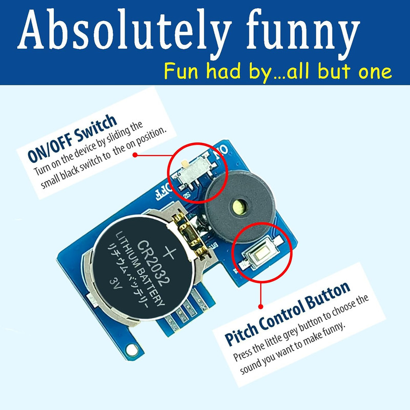 -Cricket Noise Maker Prank (6 Pcs), Hidden Pranks Beeping Several Months, Funny gallery