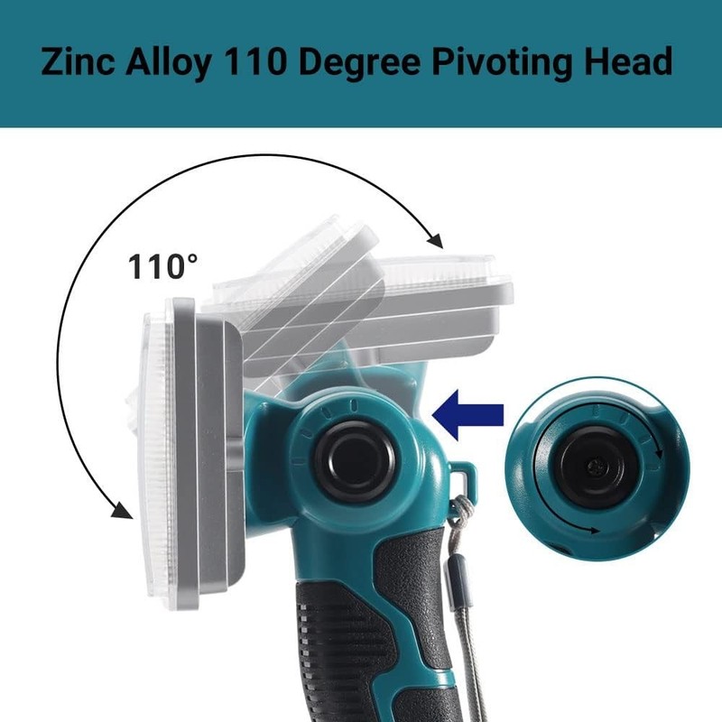 2000LM 18W Cordless Flashlight LED Work Light for Makita 18V LXT Li-ion Portable gallery