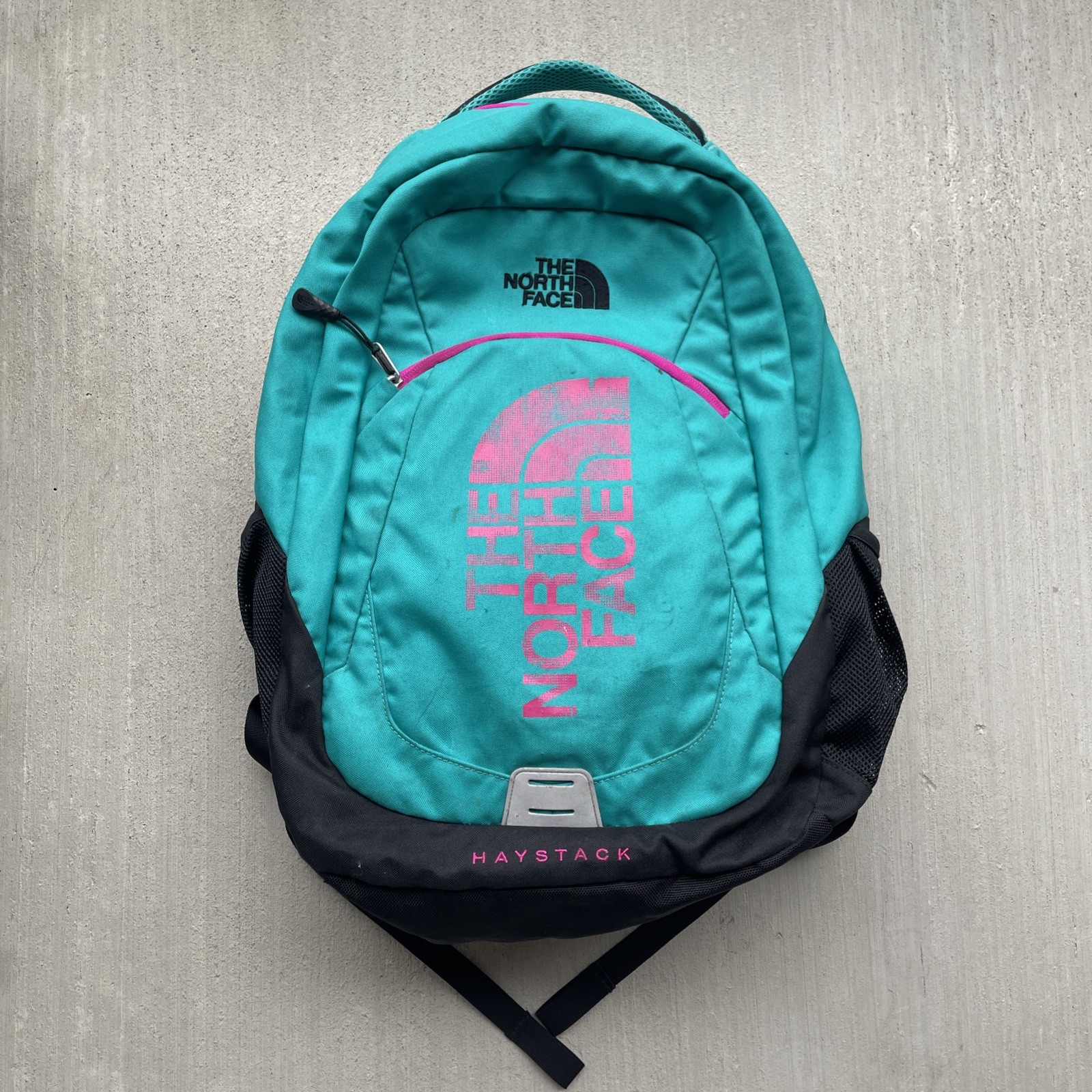 The North Face Haystack Backpack Turquoise Green Purple Black