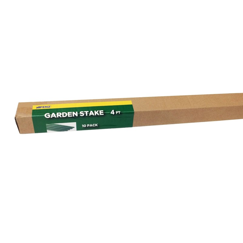 Allfenz 48" Plant Support Plastic and Steel Garden Stakes (10 Pack) gallery