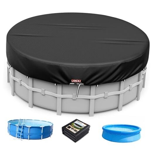 12 Ft Round Pool Cover, Solar Pool Covers for Above Ground Pools, Summer Pool gallery