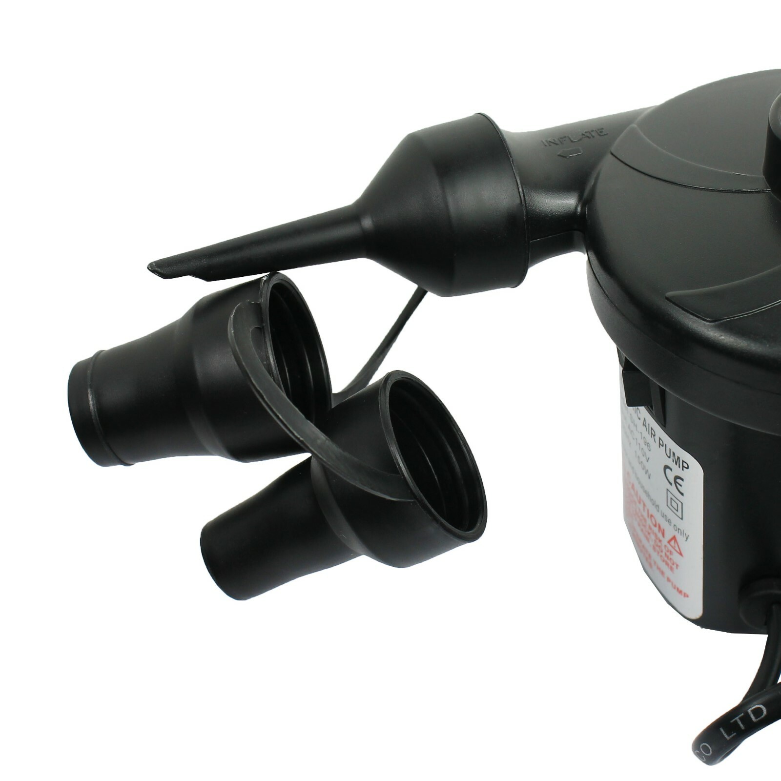 Electric Inflator Deflator Air Pump Toy Boat Air Bed Mattress Pool 150w 3800Pa gallery
