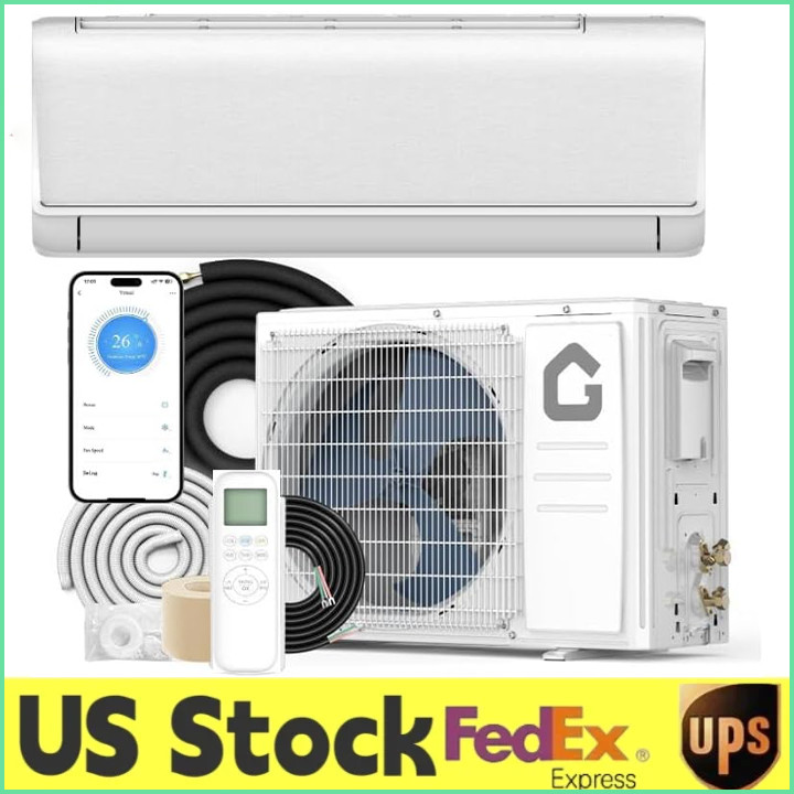 ⭐18000 BTU Ductless Inverter AC Mini Split Air Conditioner & Heater 21 SEER2 18K gallery