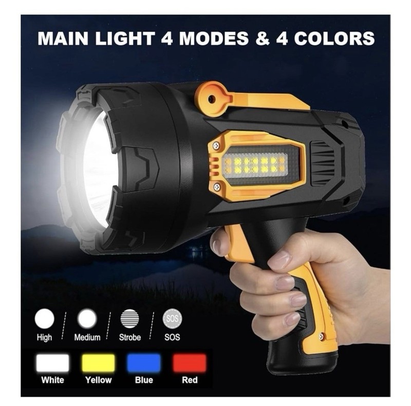 Rechargeable Super Bright Led Flashlight Handheld Spot Lights Outdoor gallery