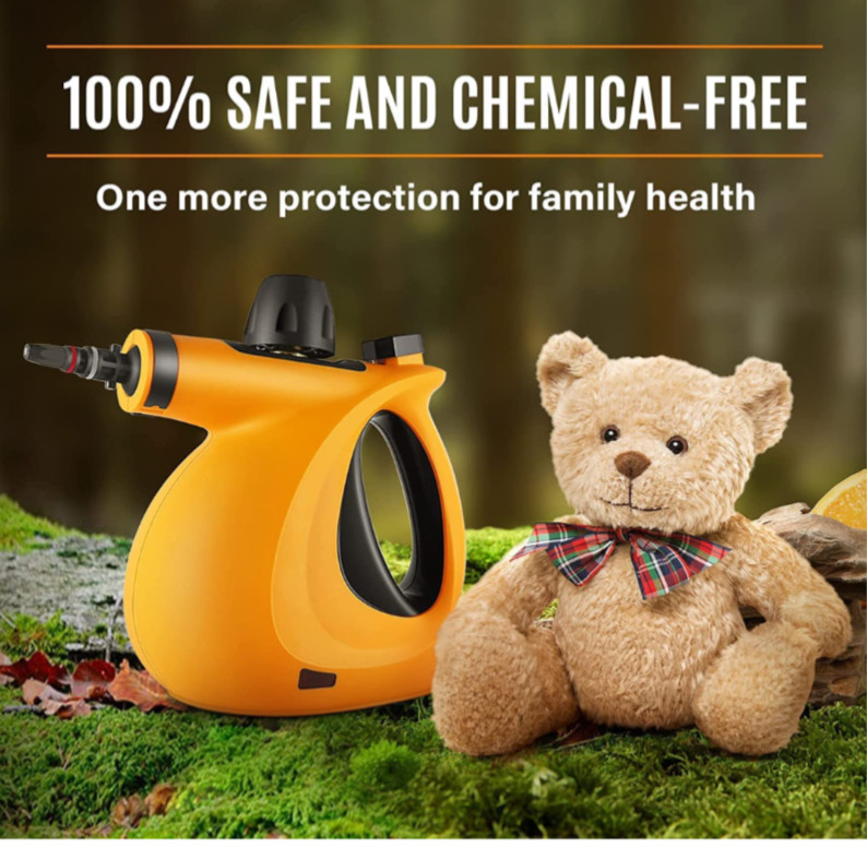 Bed Bug Steamer Kill Bed Bugs & Eggs Kills Fast Non Toxic Child Safe Poison Free