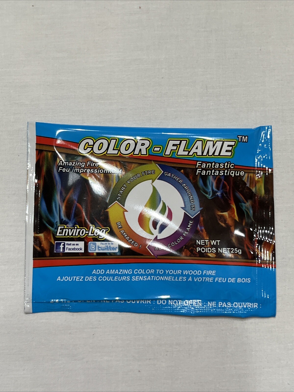 Enviro-Log Color-Flame 3 packets Add Amazing Color To Your Fire 🔥Free Shipping gallery