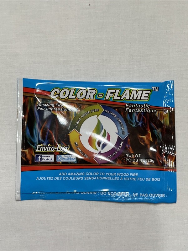 Enviro-Log Color-Flame 3 packets Add Amazing Color To Your Fire 🔥Free Shipping gallery