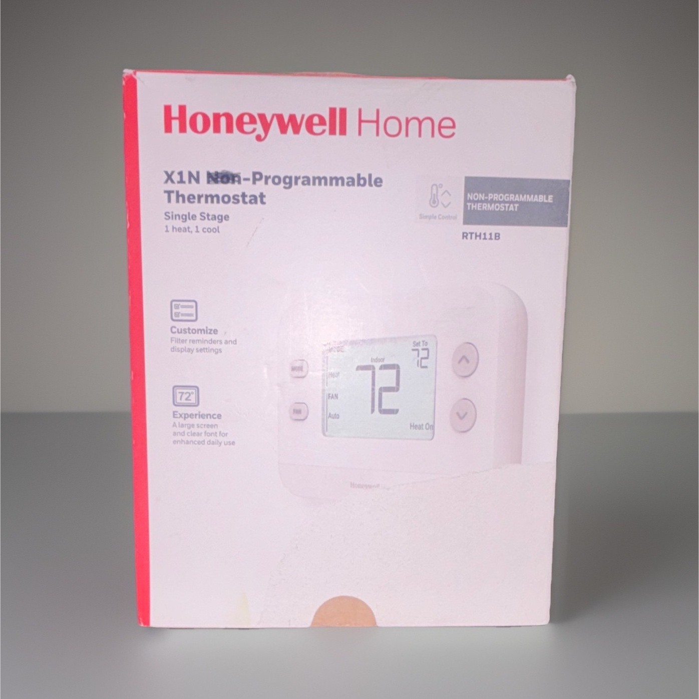 Honeywell Home RTH11B Non-Programmable Thermostat 1H/1C Digital White 24V gallery