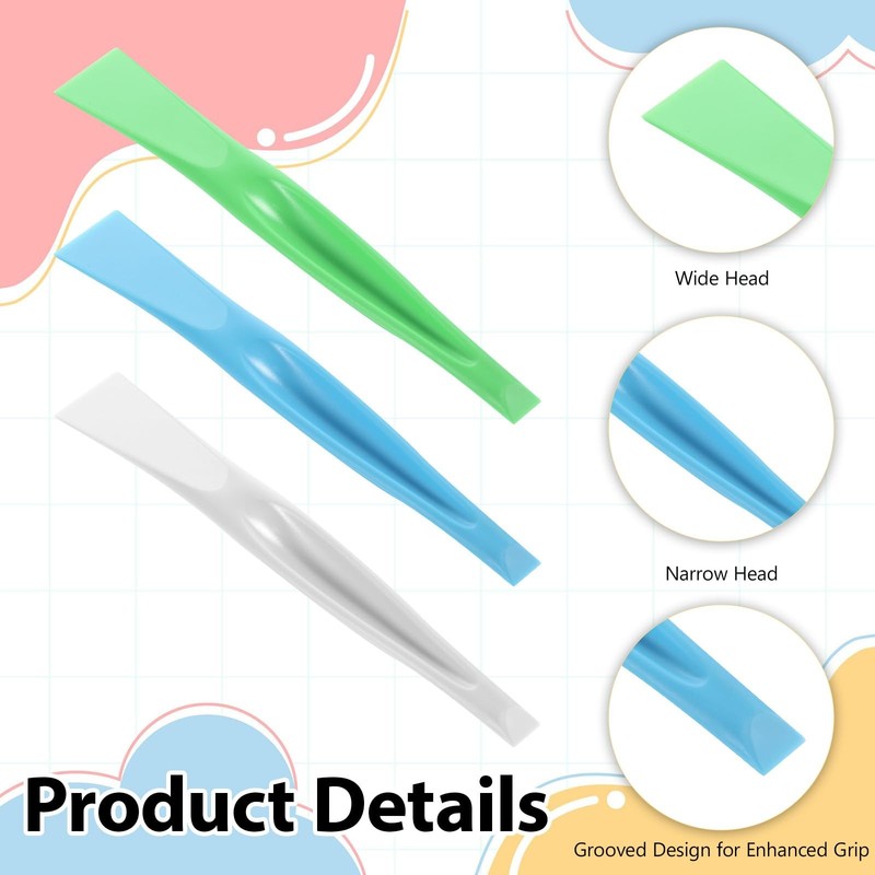 3 PCS Plastic Scraper Tool, Multi-purpose Scrapers Non Scratch,... gallery