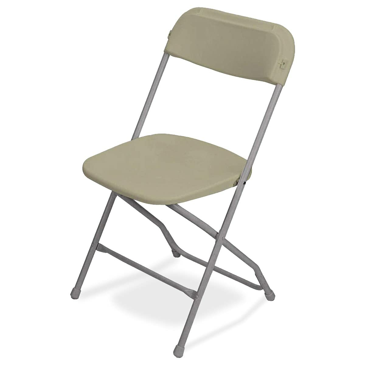 TitanPRO EventStable Cream Plastic No Arms Folding Wedding Chair Stackable 50PCS gallery