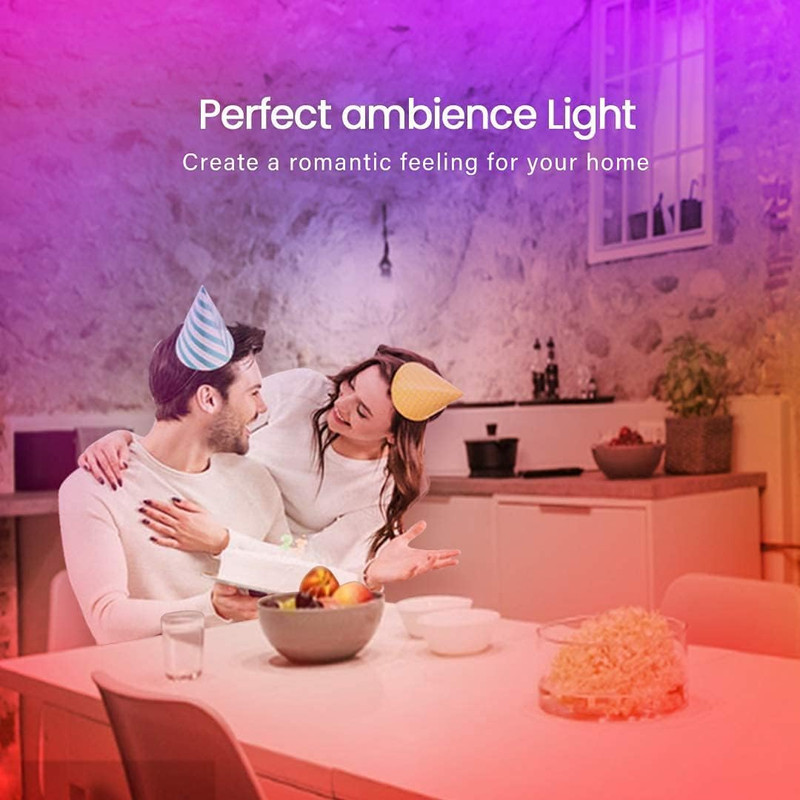LED Lights Strip 100 FT, LED Lights for Bedroom 100Ft, RGB Rope Light for Room, gallery