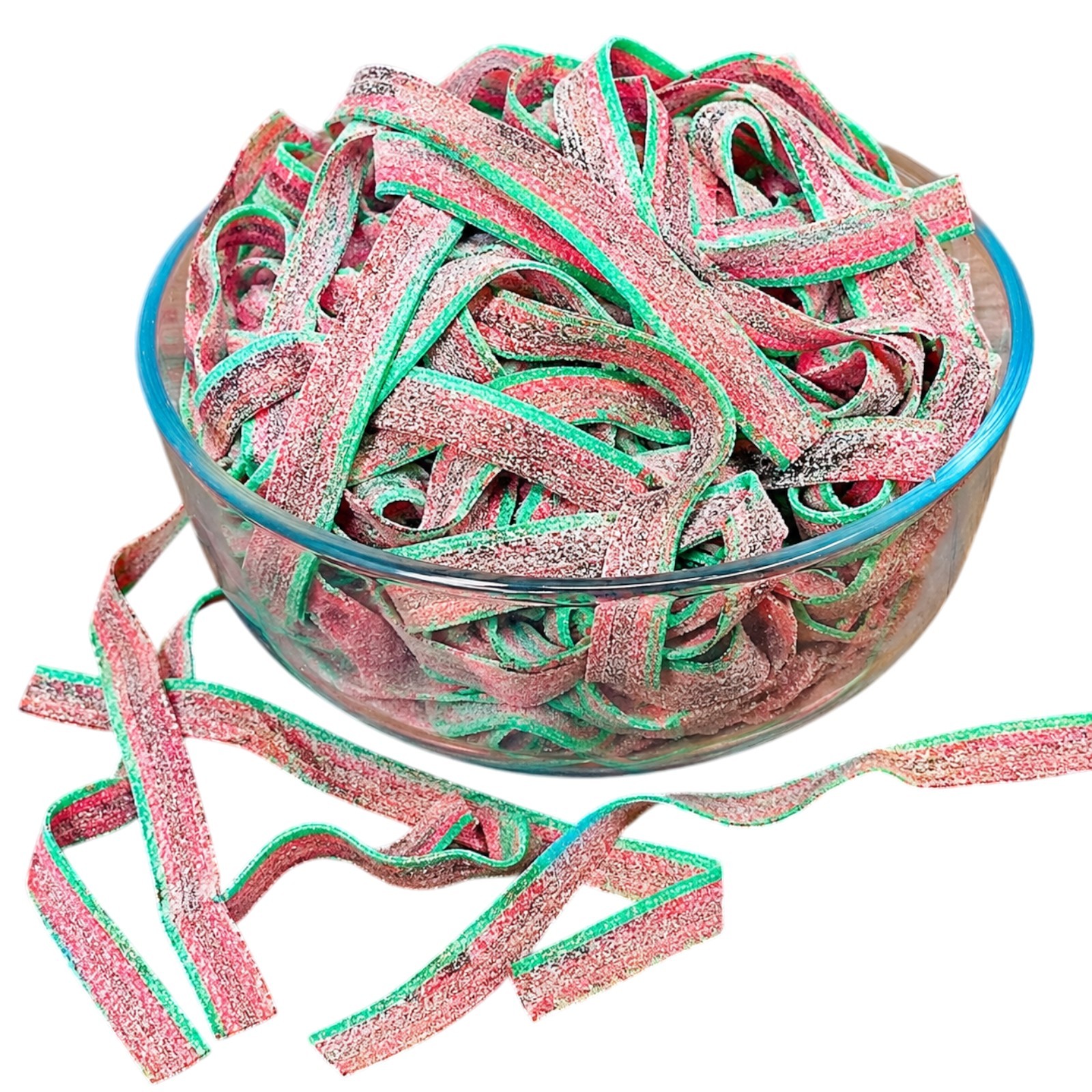 9" Watermelon Sour Belts | 32 oz (2 LB) Gelatin-Free - Bulk Candy - By Dorval gallery