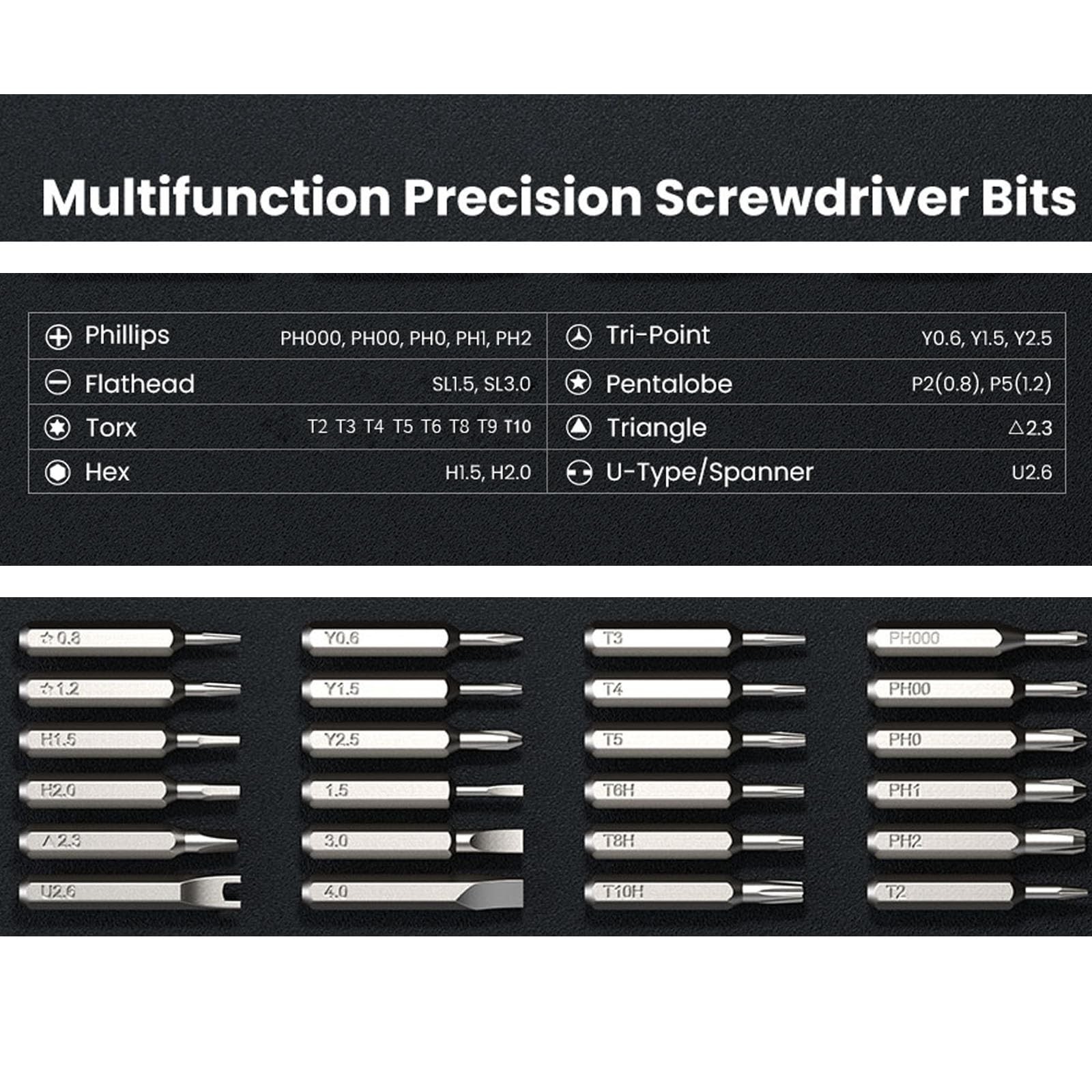 25-IN-1 Precision Small Screwdriver Set, Professional Mini Bit Tool Set for G... gallery