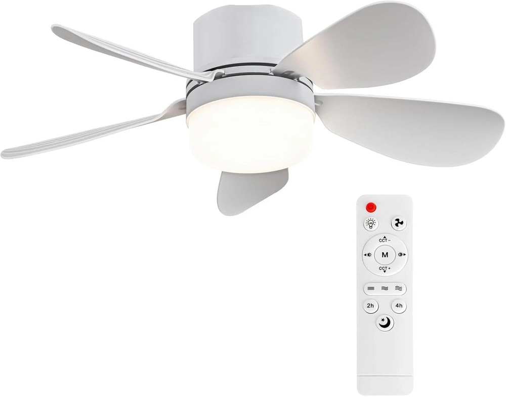 Socket Breeze Socket Fan Light with Remote Control, Portable Small Ceiling Fans