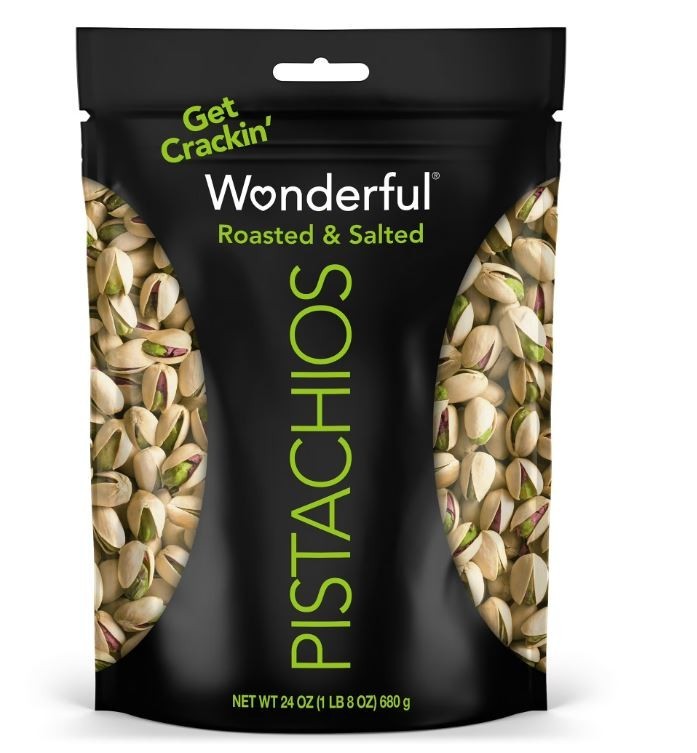Wonderful Pistachios In-Shell Roasted & Salted Nuts, 24 Ounce Bag gallery