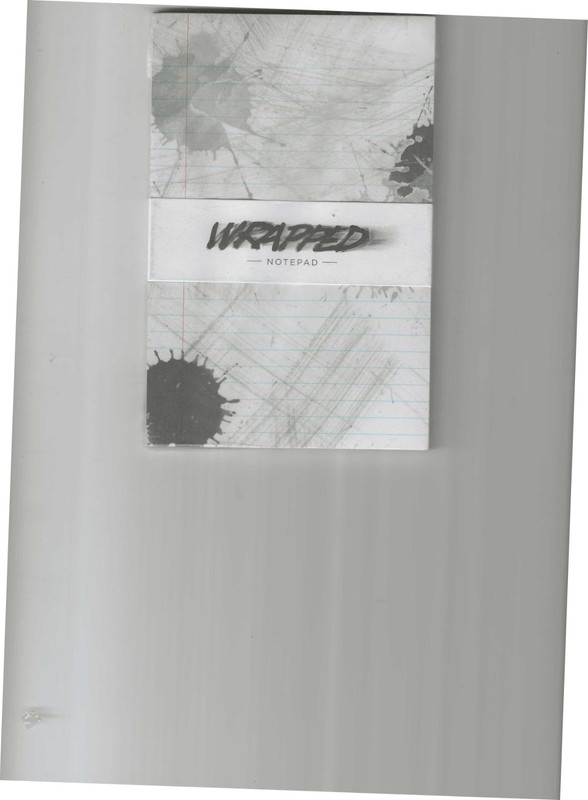 Wrapped, Notepad lined,Ink Spots, NEW! 50 Sheets Made in Calif. USA, 4x6.5 gallery