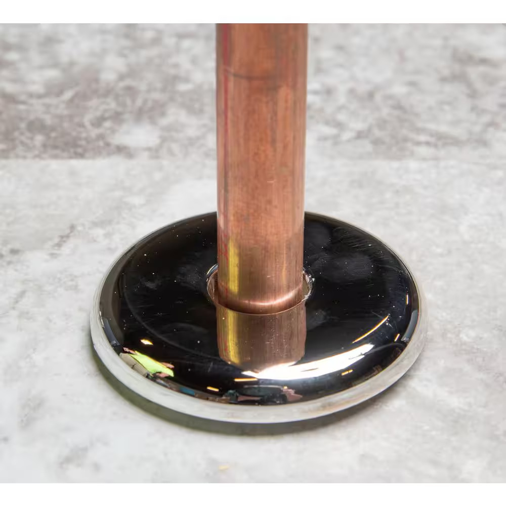 1/2 In. Chrome-Plated Plastic Copper Tube Size Flange Escutcheon Plate gallery