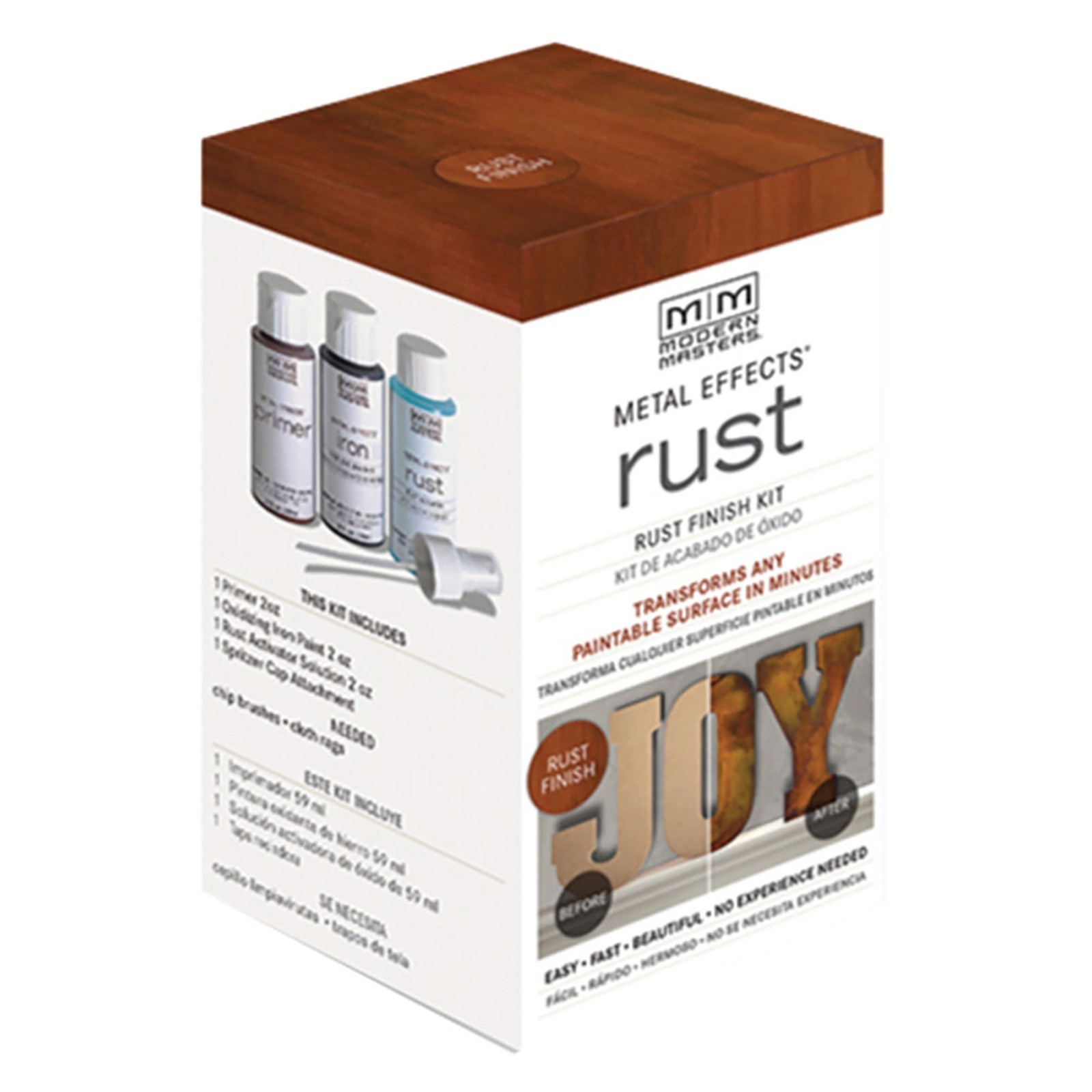 Modern Masters 306293 Metal Effects Rust Finish Kit rust 2oz gallery
