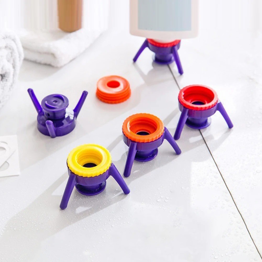 6 Pack Bottle Emptying Kit Dispenser Cap Shampoo Lotion Conditioner Pump Top gallery