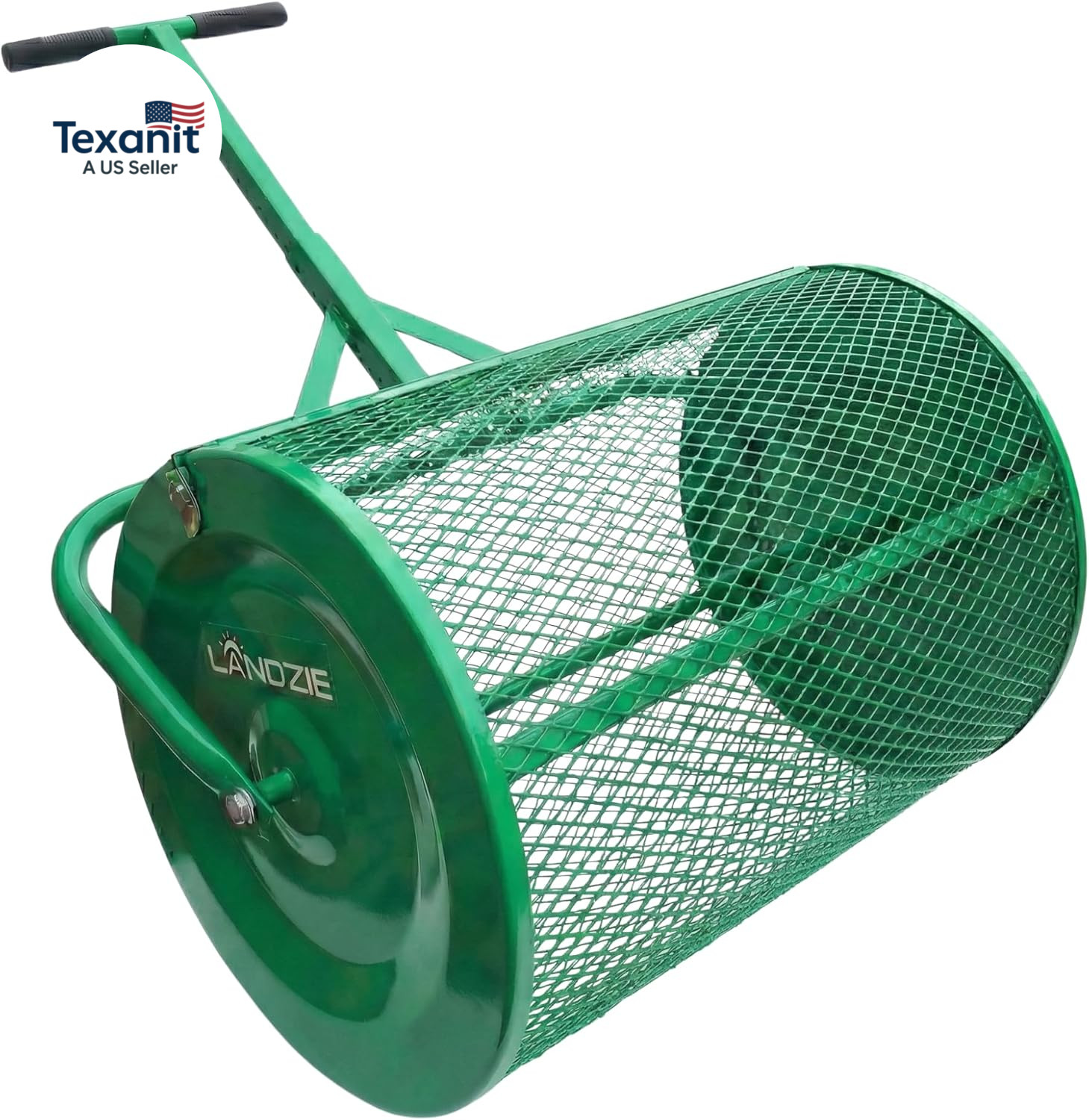 - the Original 24 Inch Compost and Peat Moss Spreader Roller - Top Soil, Sand, M gallery