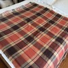 Pottery Barn Ronan Plaid Throw Blanket 50x60 Rust Brown Tan Fringe Fall Lodge gallery