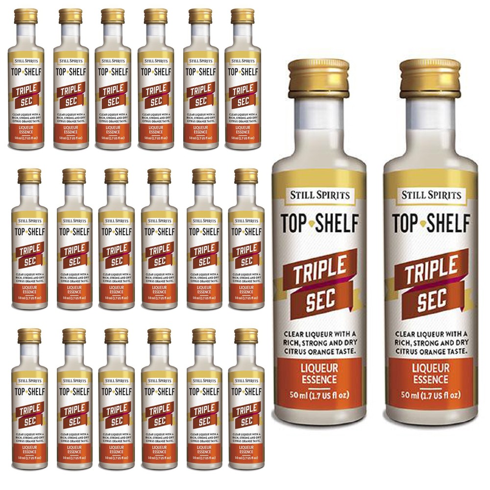 Still Spirits Top Shelf Triple Sec 50ml Home Brew Spirit Essence 20 PK gallery