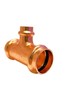 Libra Supply Lead Free 3'' x 3'' x 2” inch Press Copper Reducing Tee, P x P x P gallery