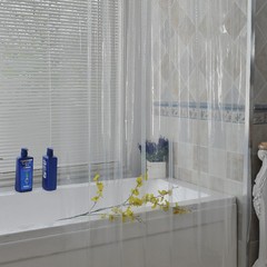 72″x72″ Solid Clear waterproof Bathroom Shower Curtain Liner Transparent Curtain