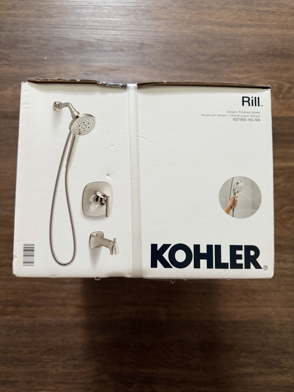 Kohler Rill Vibrant Polished Nickel 1-Handle Handheld Shower Set #R27955-4G-SN gallery