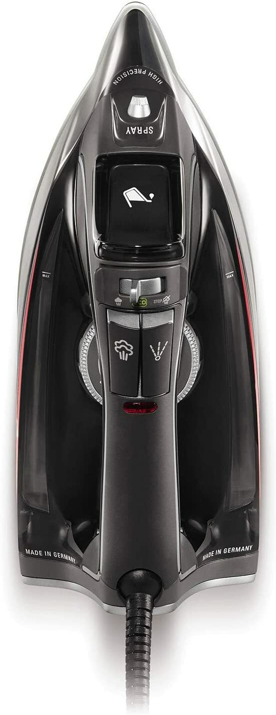 Rowenta DW8270 Pro Master 1750 Watt X-CEL Steam Iron-400 Hole HD Sole Plate gallery