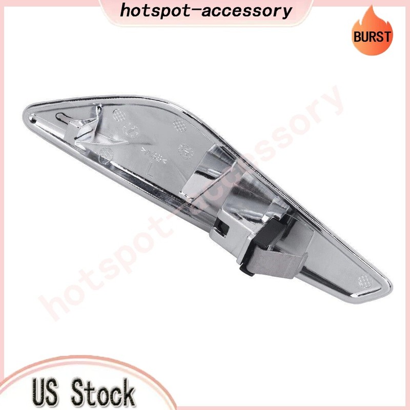 Left + Right Side Fender Chrome Emblem Moulding For BMW X3 F25 X4 F26 2015-2017 gallery