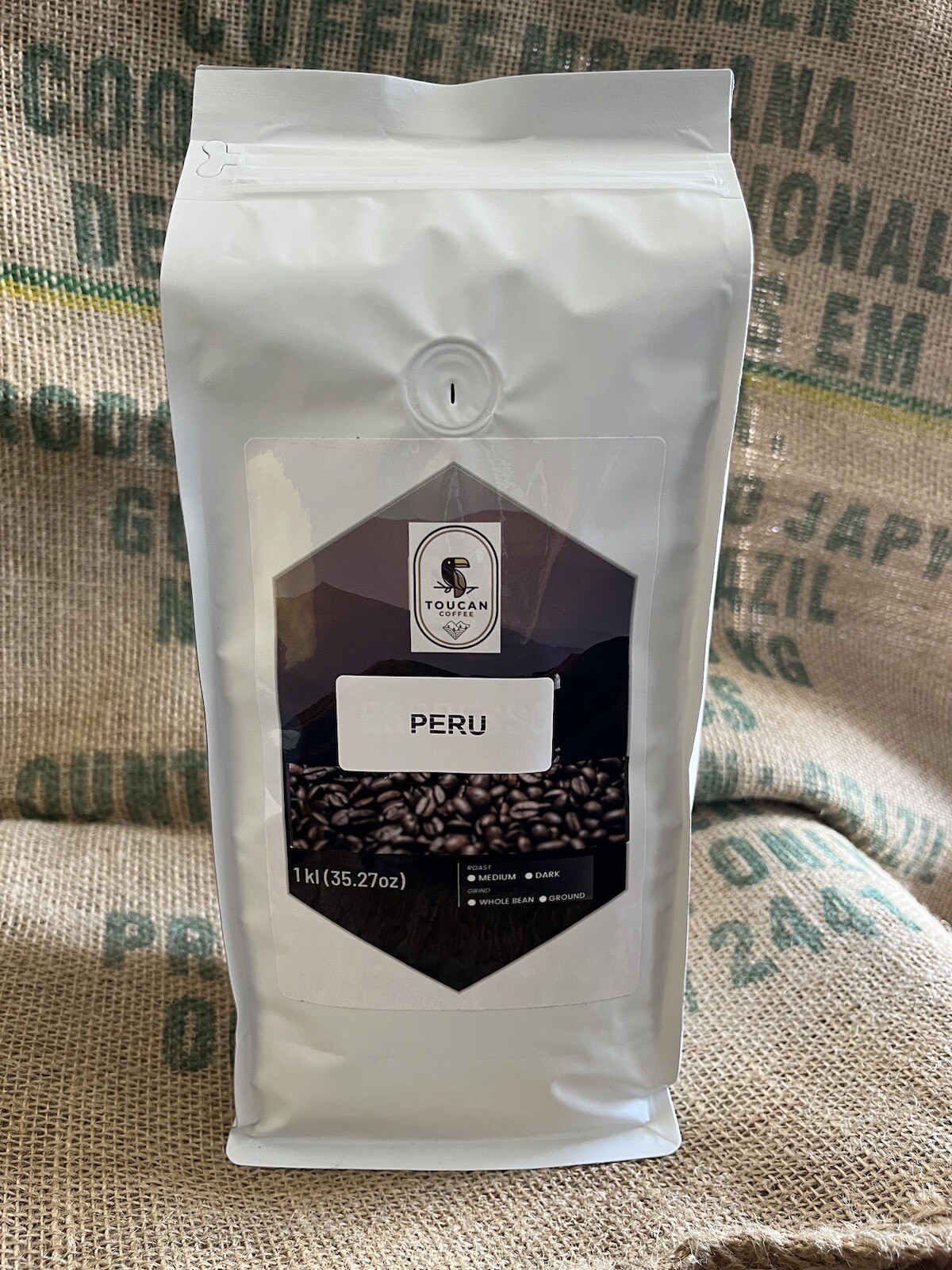2, 5, 10 LB PERU FRESH ROASTED COFFEE WHOLE BEAN, GROUND - ARABICA gallery
