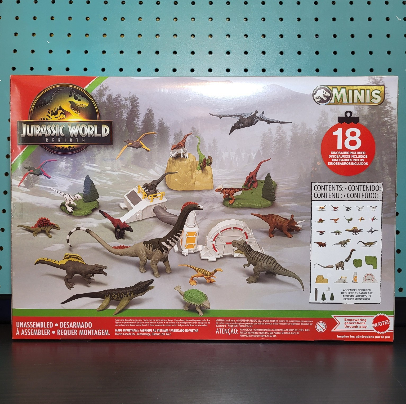 Mattel Jurassic World Rebirth Dinosaur Minis Advent Christmas Holiday Calendar gallery