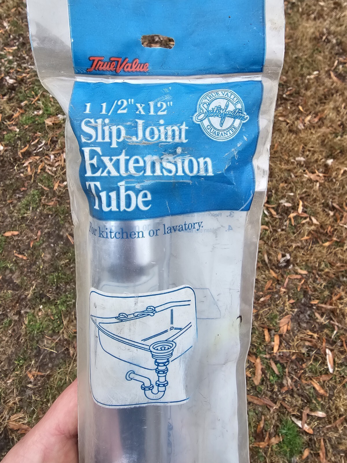 True Value 1-1/2" X 12" Slip Joint Extension Tube Pipe Kitchen Lavatory 219 329 gallery