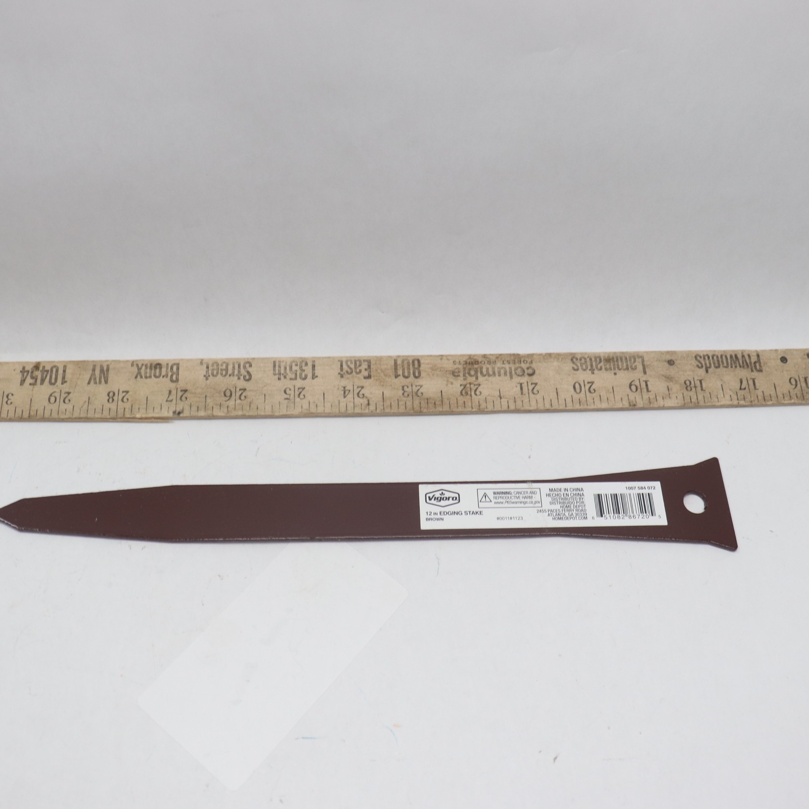 Vigora Landscape Edging Stake Steel Brown 12" 1007584072 gallery